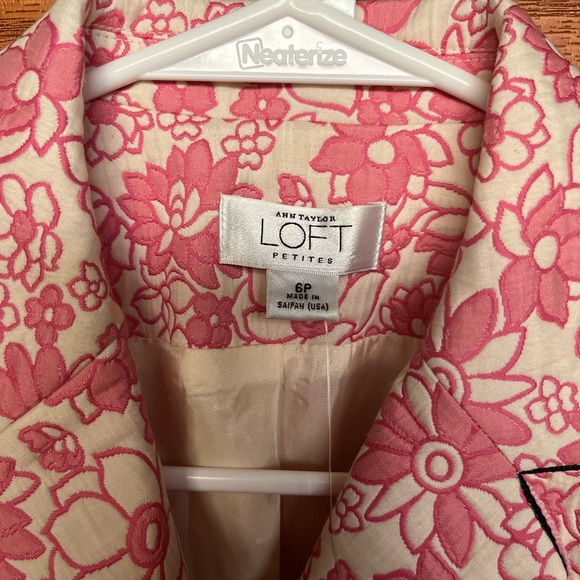 Ann Taylor Loft Floral Blazer - Picture 5 of 8